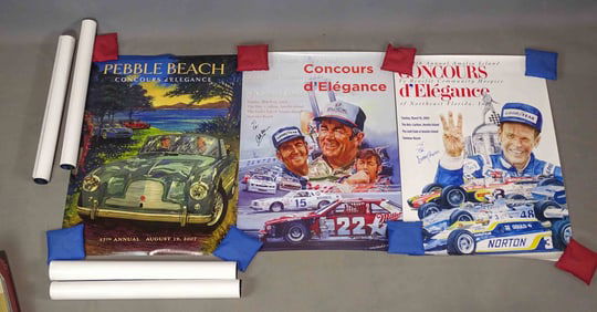 Lot (20) Automobile Posters