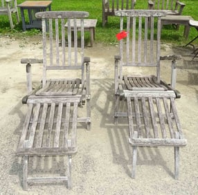 Pair Restoration Hardware Lounge Chairs