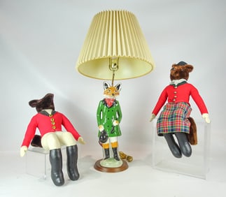 Lamp & Misc. Lot