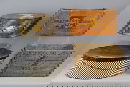 Hat Box & Crate Lot