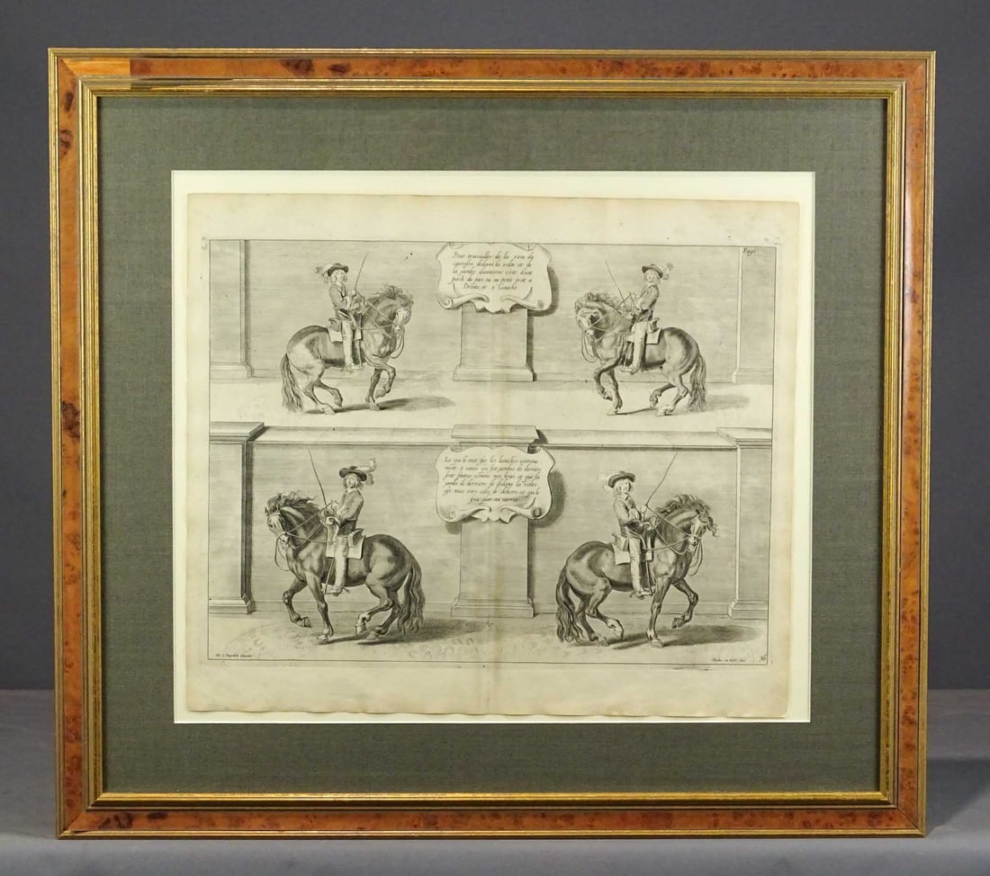 Early Continental Equestrian Engraving (1 of 8)