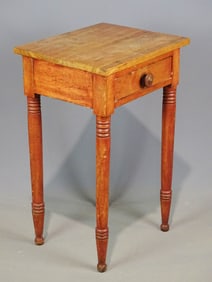 19th c. Single Drawer Stand