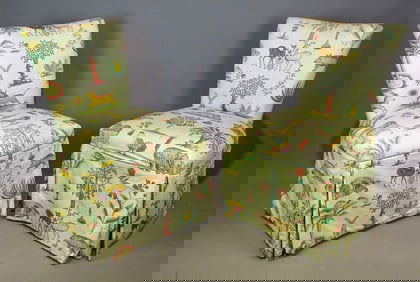 Pair Upholstered Chairs