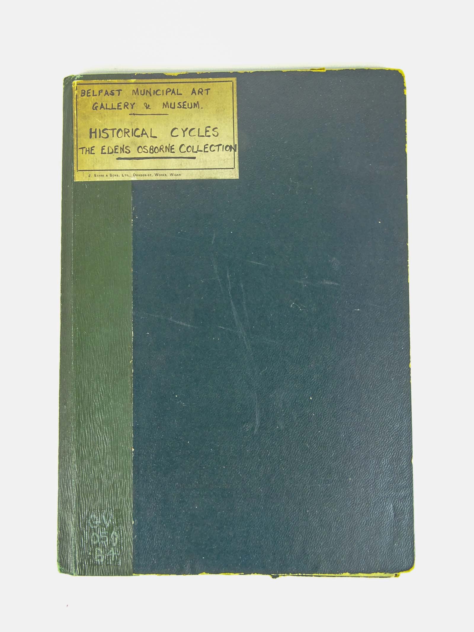Belfast Municipal Art Gallery And Museum Booklet: Belfast Municipal Art Gallery And Museum booklet. Summer 1924. Good condition. Wigan Free Public Library. Ed Berry Collection.