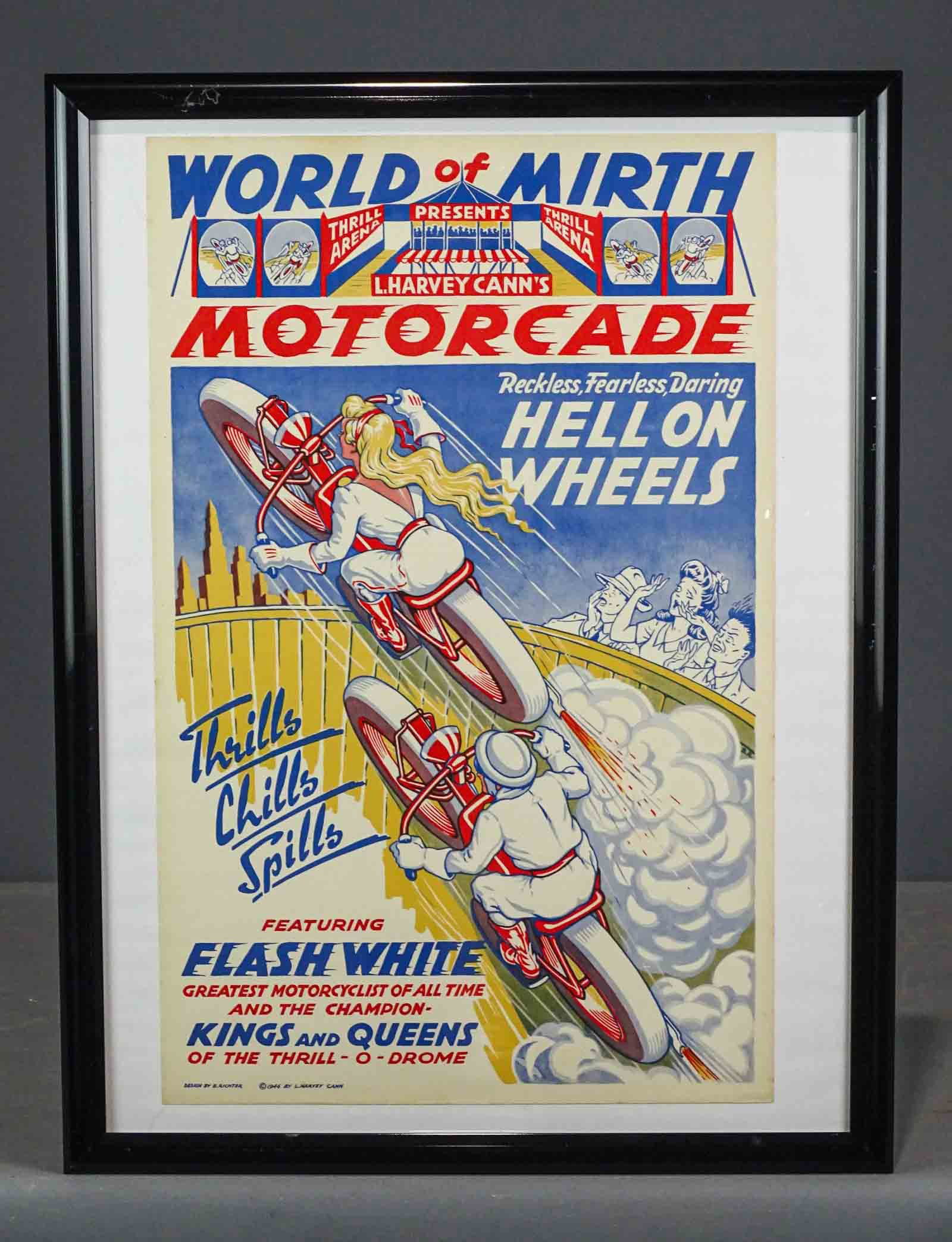 Vintage Motorcycle Poster (1 of 5)