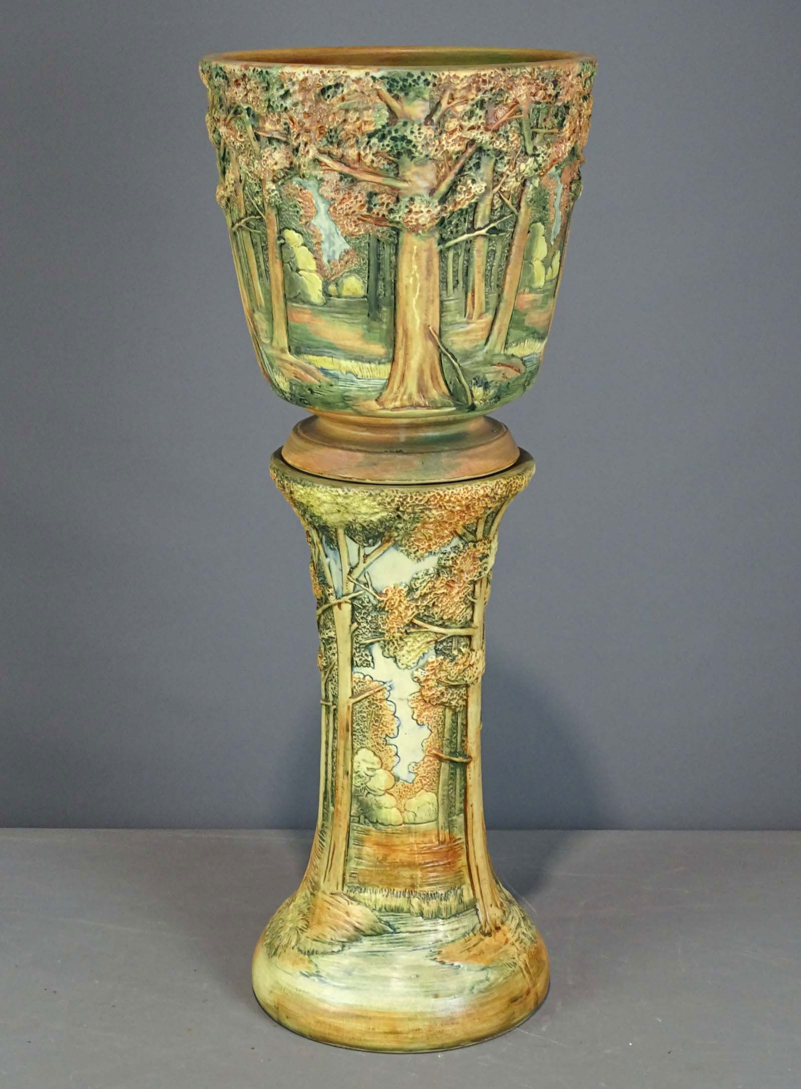 Weller Jardiniere and Pedestal (1 of 11)