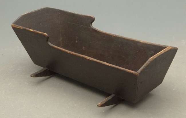 19th c. Cradle: 19th c. cradle. 45" Length.