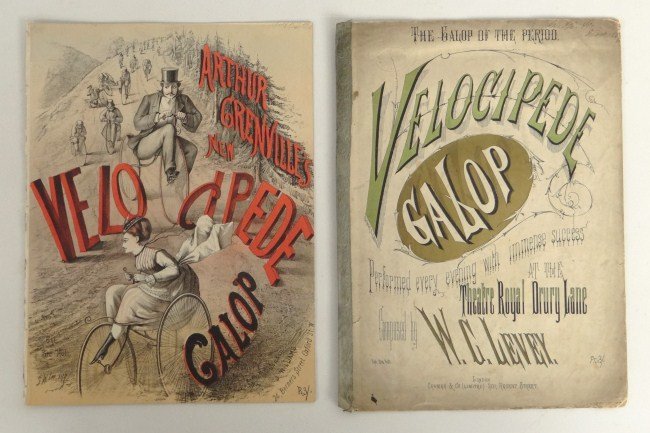 Sheet Music Lot: Lot of two pieces of sheet music. 13 1/4" x 10".