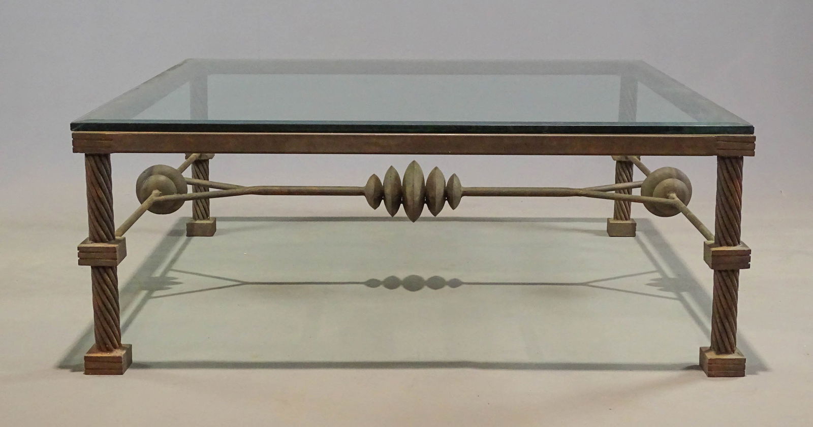 Glass Top Coffee Table (1 of 9)