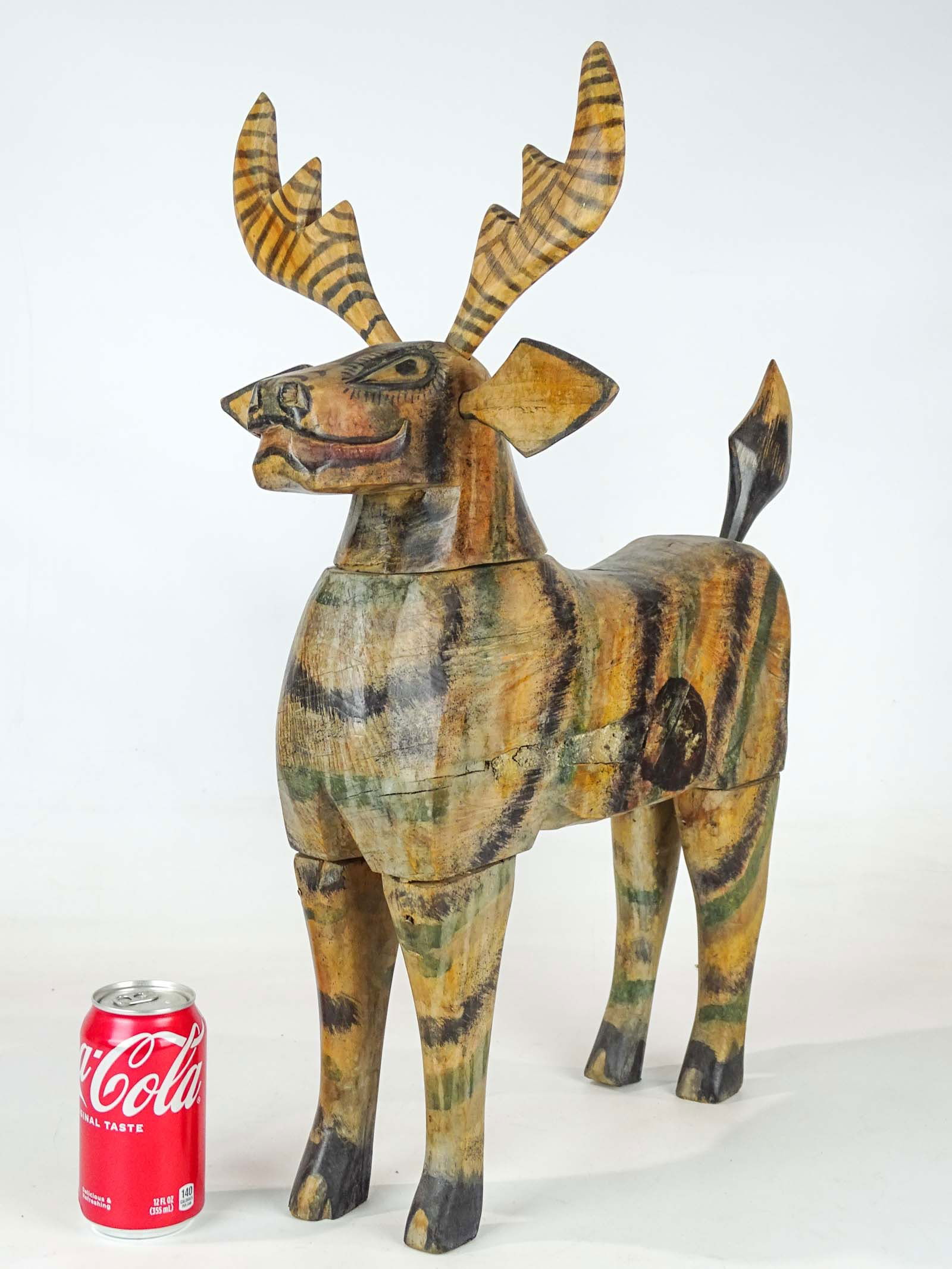 Folk Art Carved Animal (1 of 5)