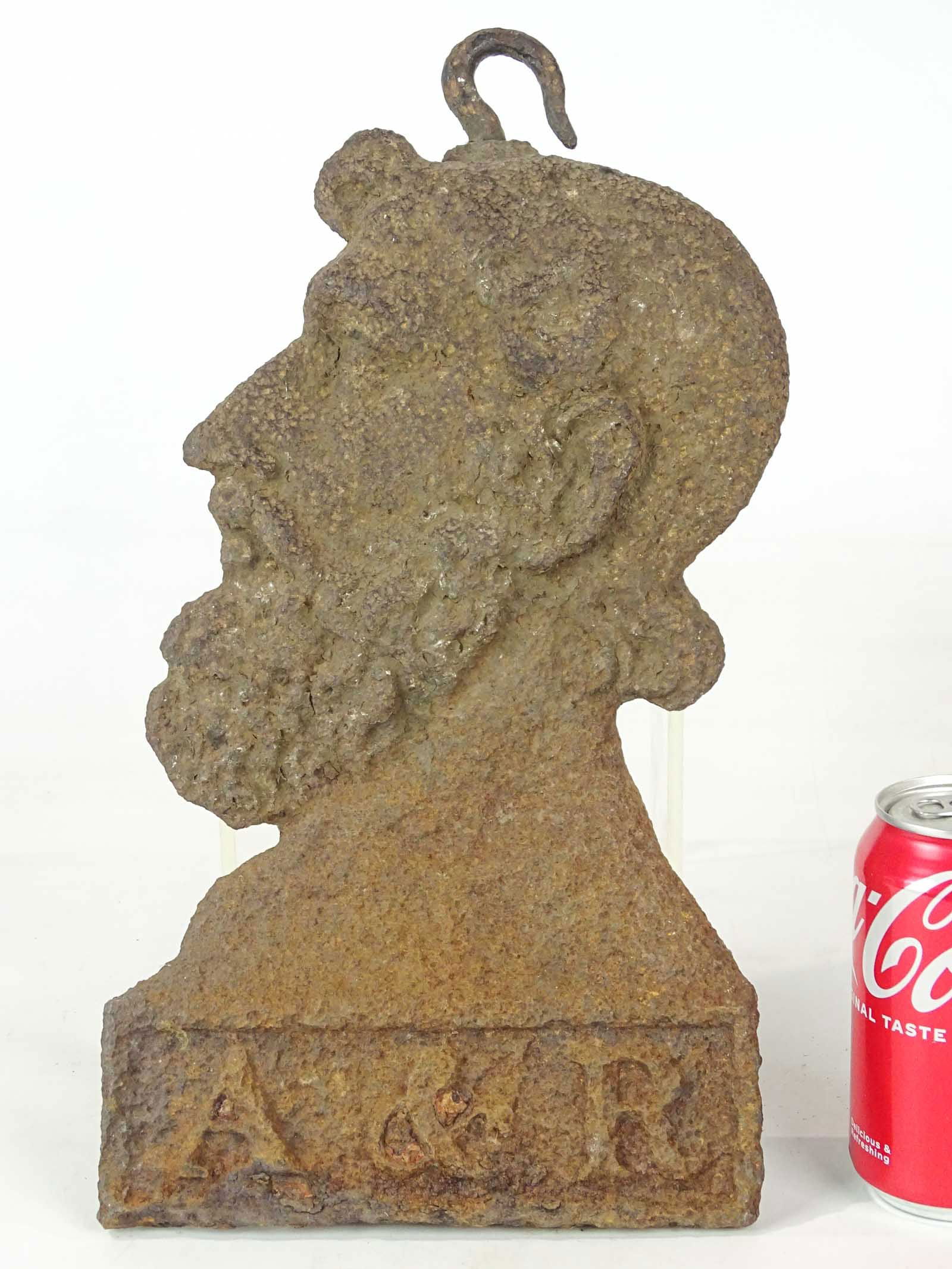 19th c. Cast Iron Gate Weight (1 of 6)