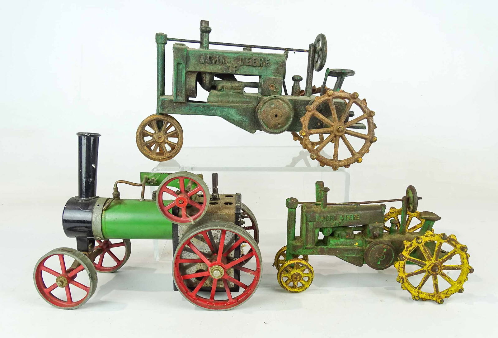 Cast Iron Tractor and Steam Toy Lot (1 of 18)