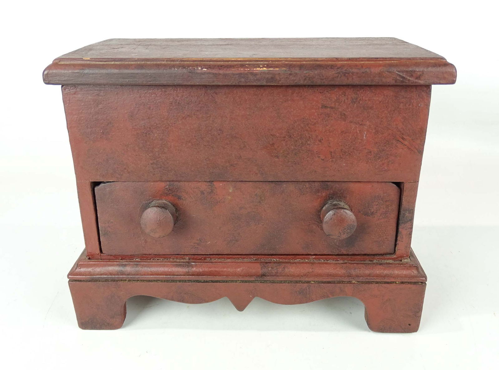 Early Miniature Blanket Chest (1 of 5)