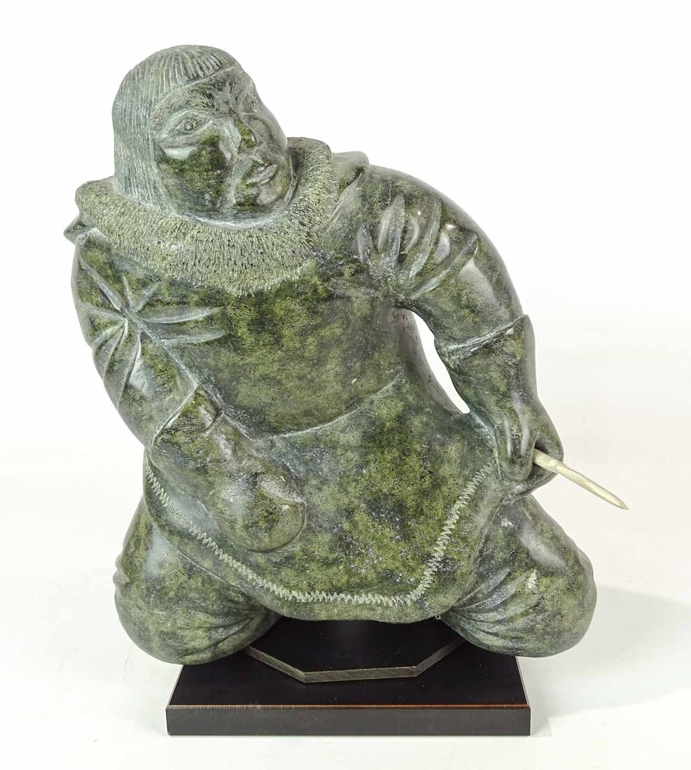 Inuit Sculpture of Hunter (1 of 11)