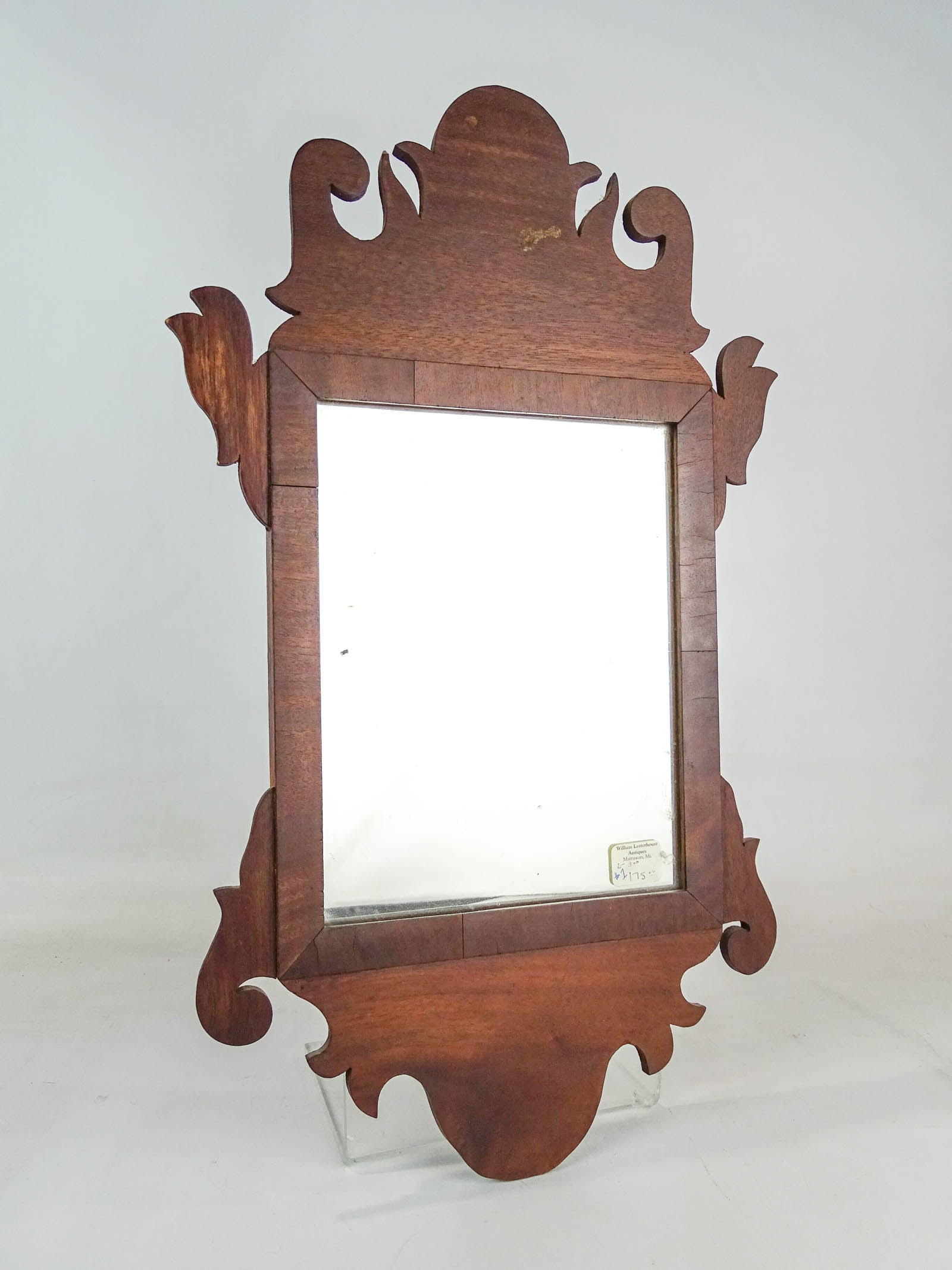 Chippendale Mirror: 18th c. mahogany Chippendale mirror.