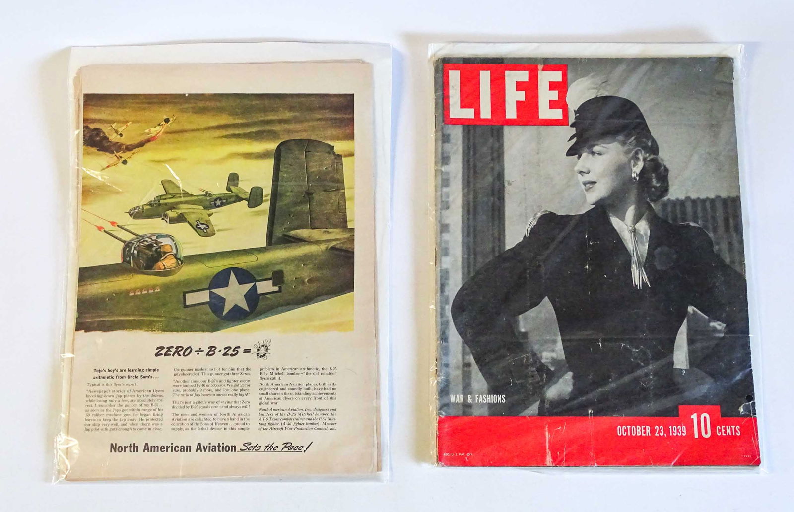 1939 LIFE Magazine & Ad cut-outs (1 of 20)