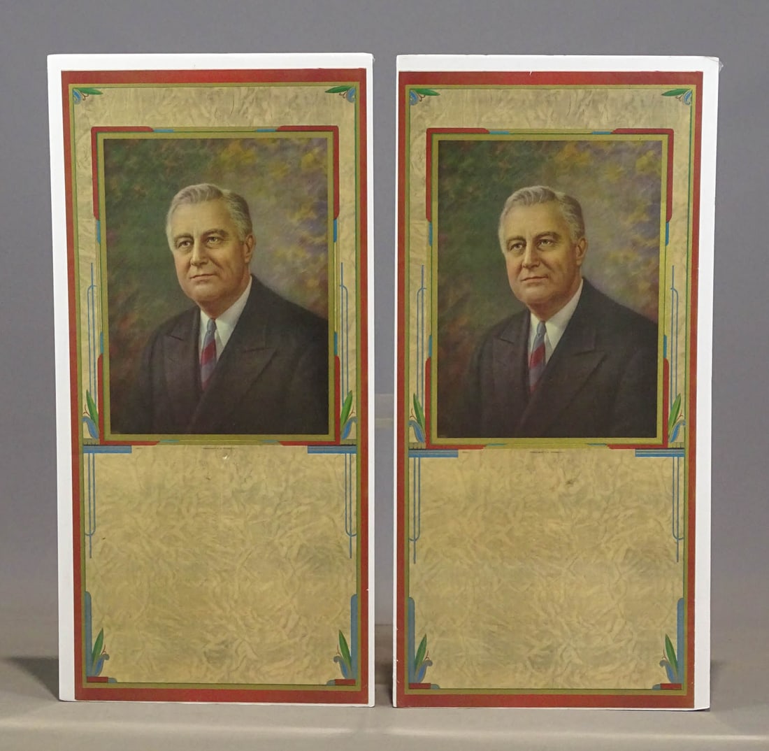 Franklin Roosevelt Lithographs (1 of 5)