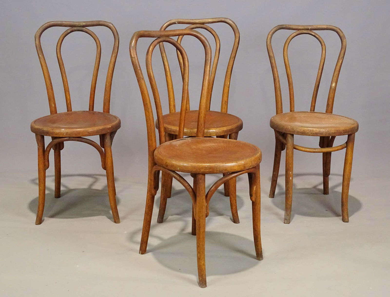 Set of (4) Bentwood Chairs (1 of 6)