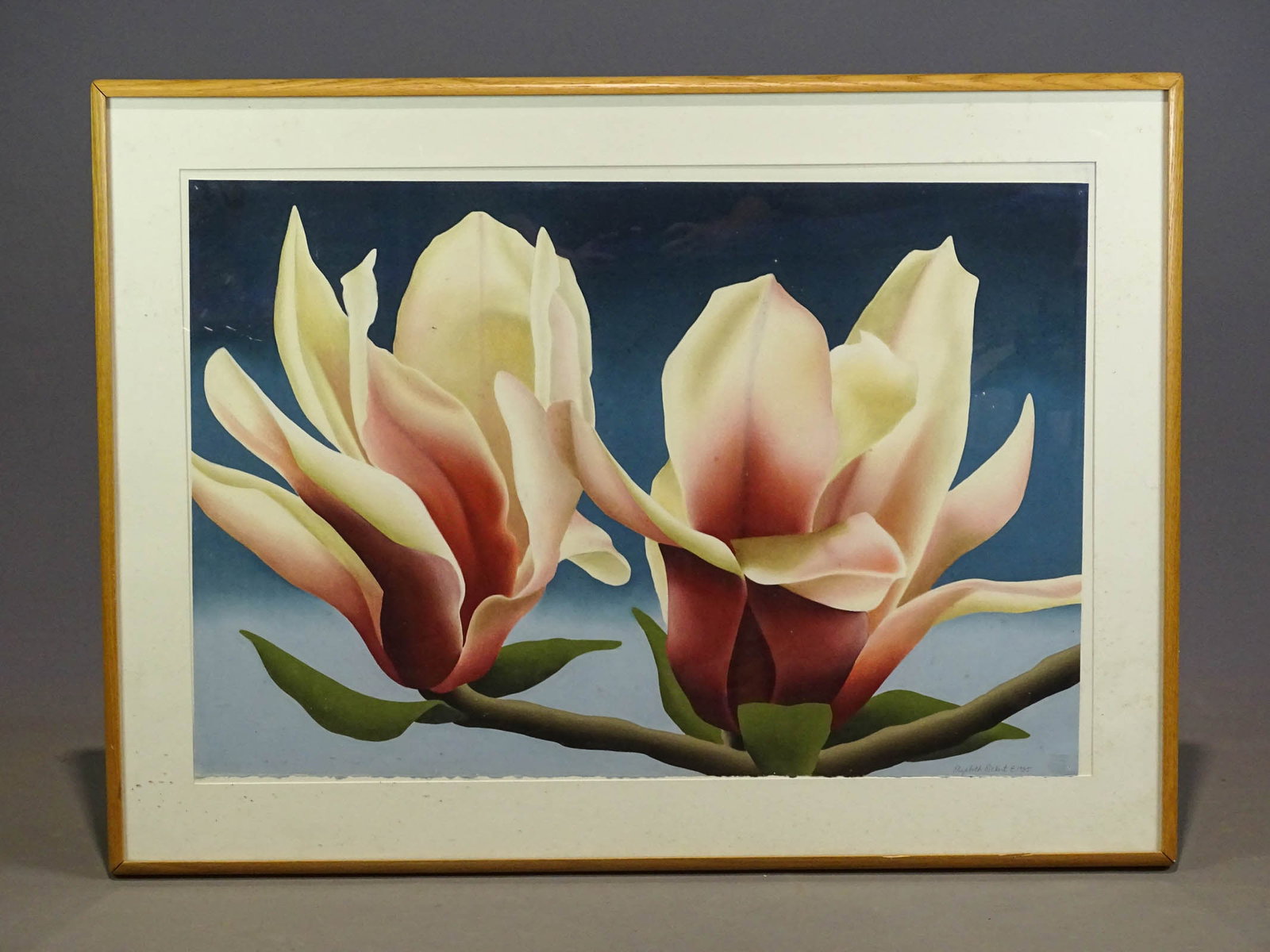 Elizabeth Rickert (20th Century): Elizabeth Rickert (20th Century), signed pastel. Sight 25" x 37 1/2", overall 33" x 45".