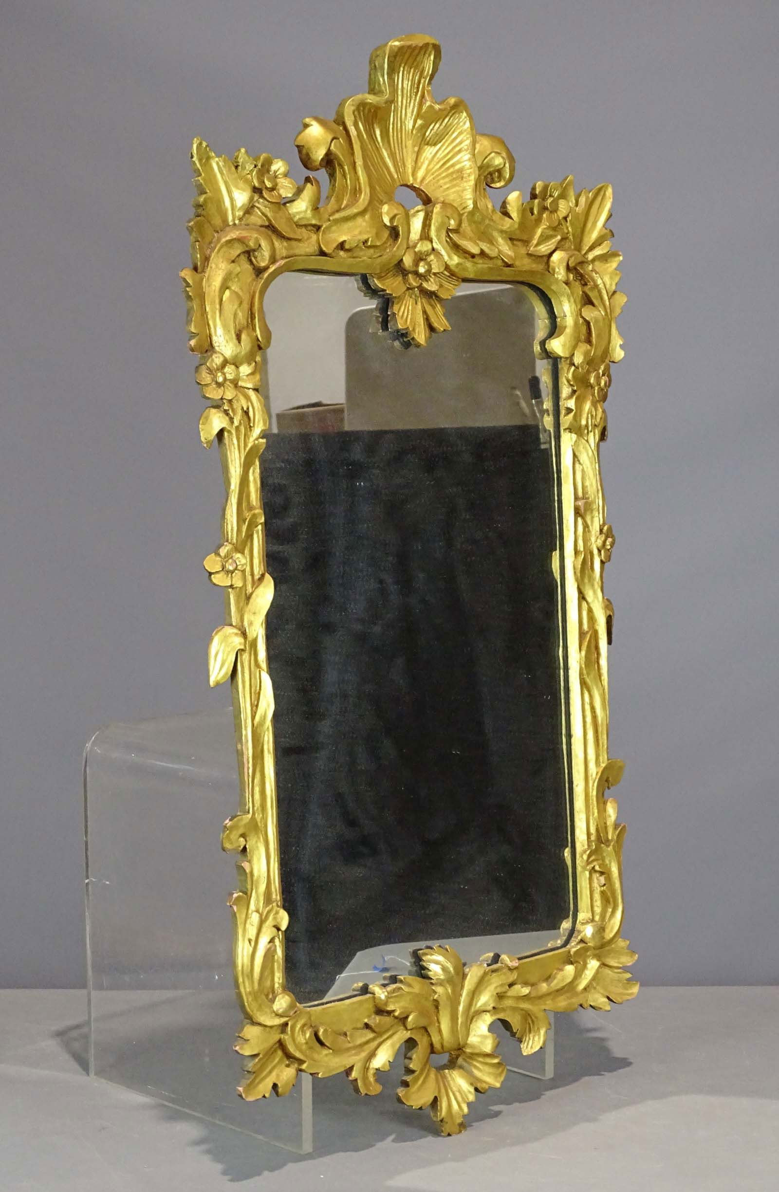 Decorative Carved Wooden Mirror (1 of 5)
