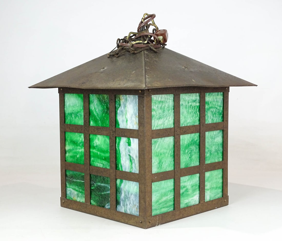 Arts and Crafts Style Hanging Lantern (1 of 5)