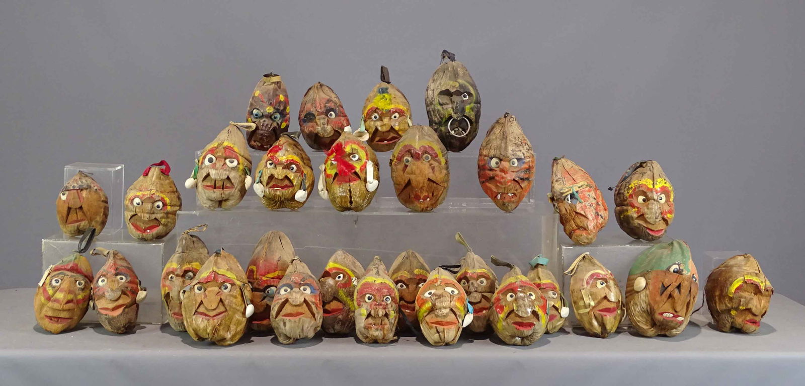 Folk Art Coconut Heads (1 of 10)