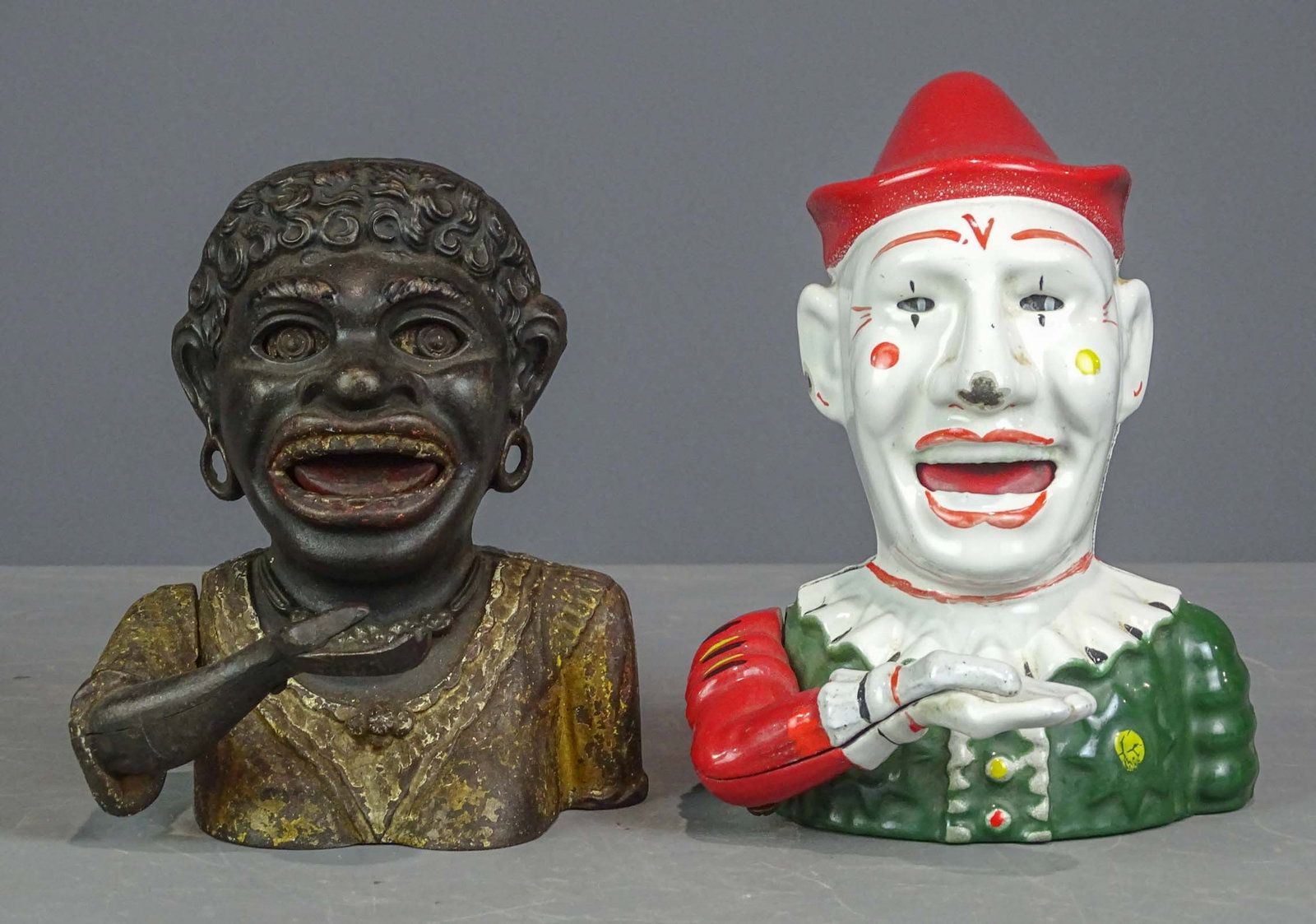Bank Lot: Lot (2) mechanical banks including Dinah and Clown.