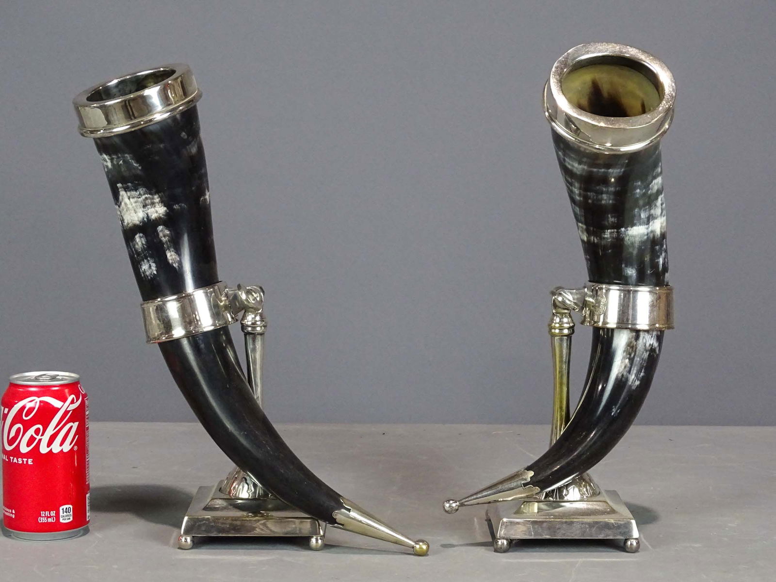 Pair Mounted Steer Horns (1 of 8)