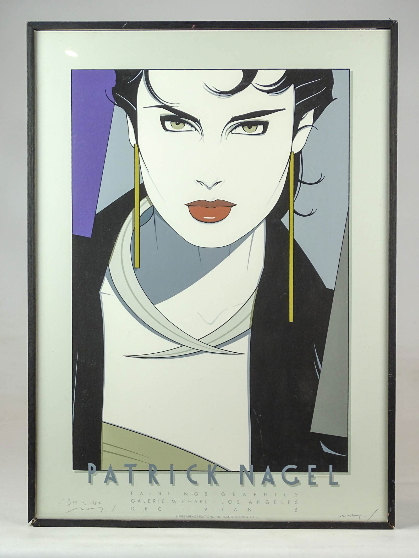 Patrick Nagel Signed Poster (1 of 8)