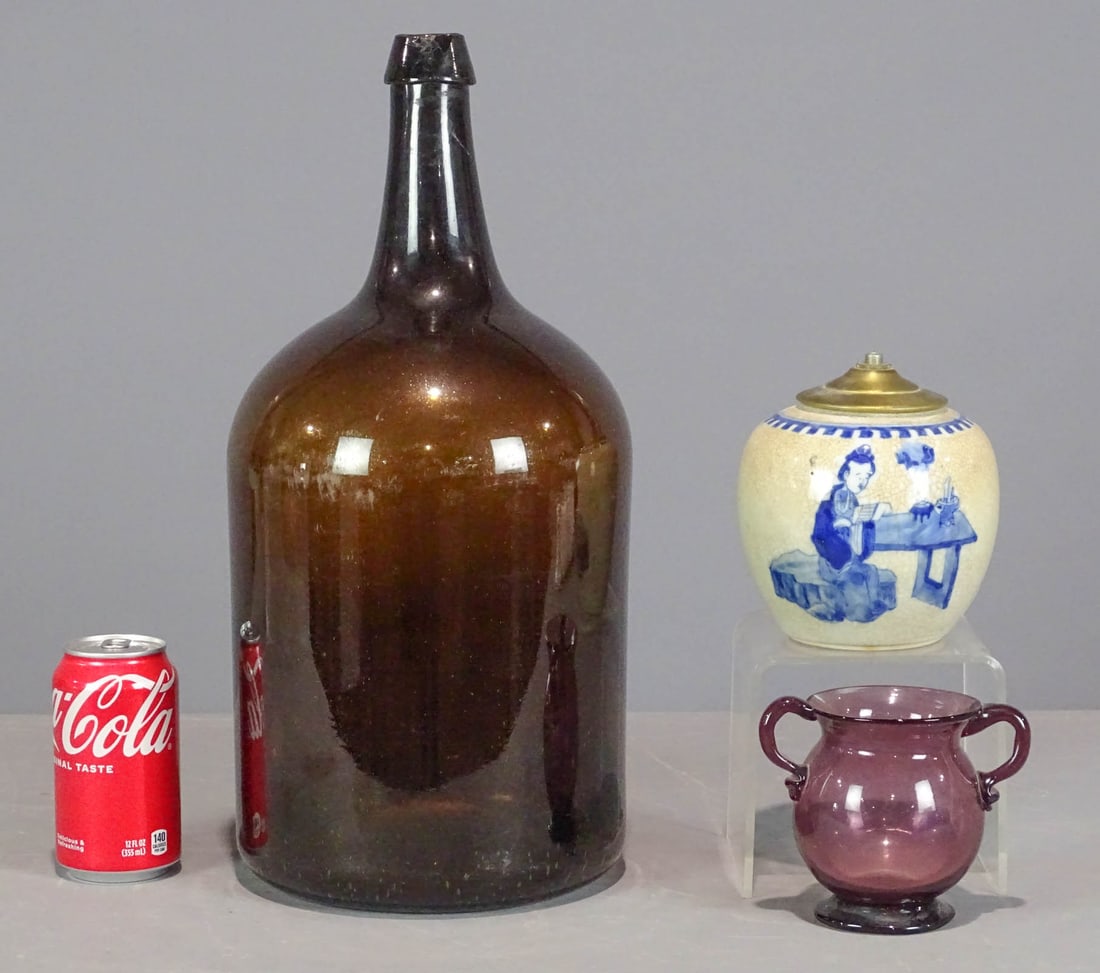 Glassware and Asian Vase Lot (1 of 9)