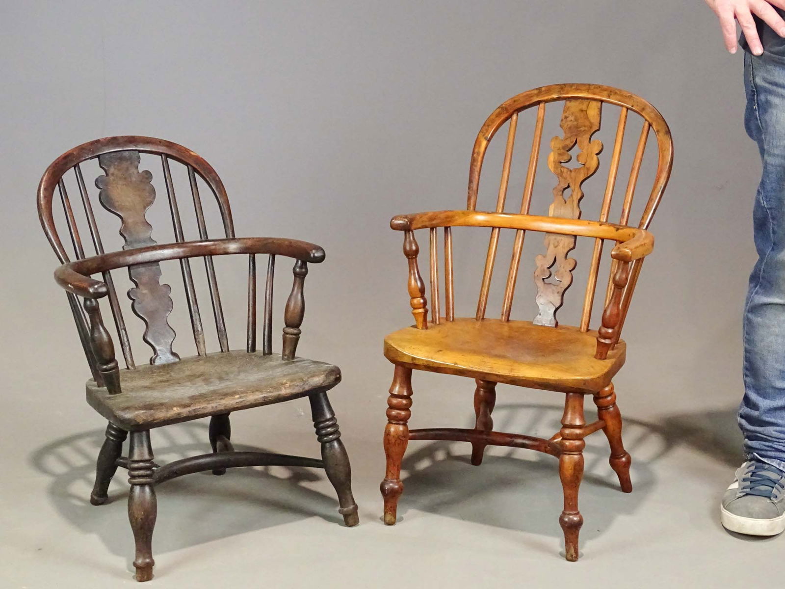 19th c. Child's Windsor Chairs (1 of 8)