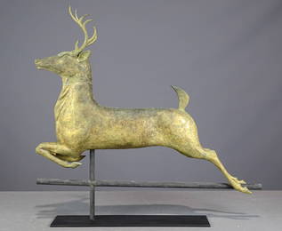 Leaping Stag Weathervane