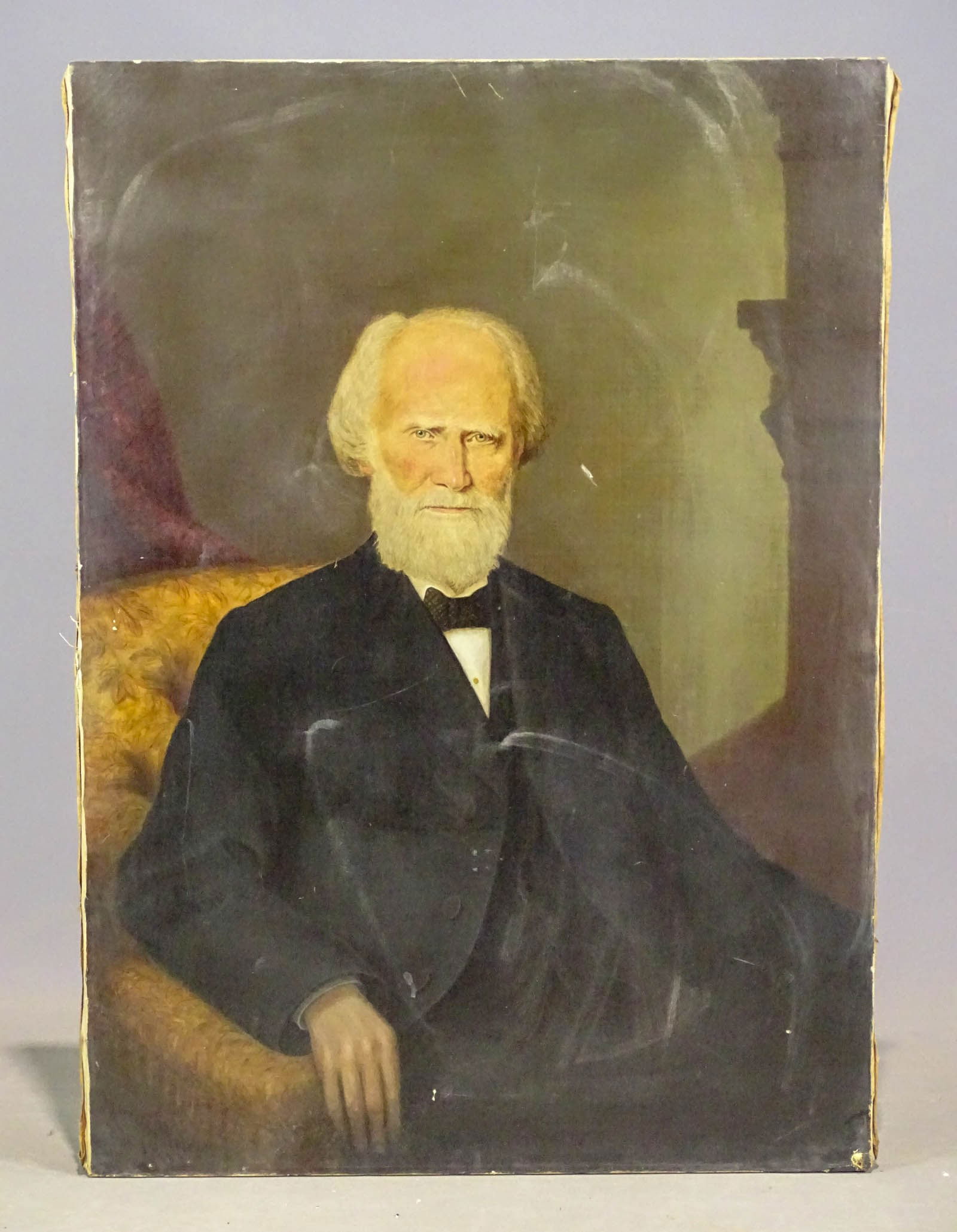 Painting: 19th c. Portrait of a Man (1 of 7)