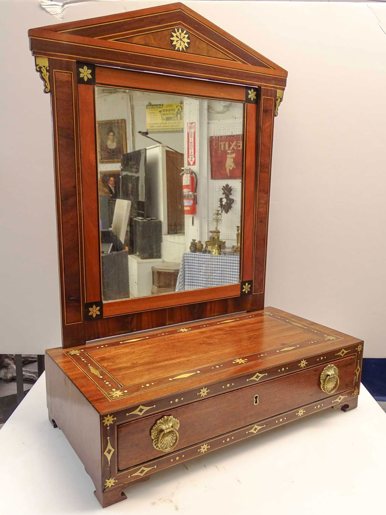 19th c. Dresser Mirror (1 of 6)