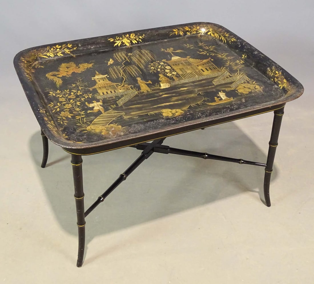 Tole Tray on Stand (1 of 6)