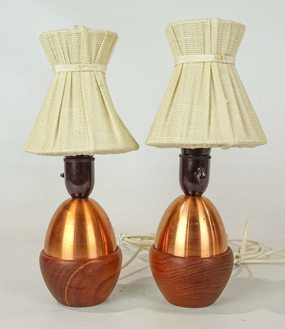 Pair Mid Century Lamps (1 of 7)