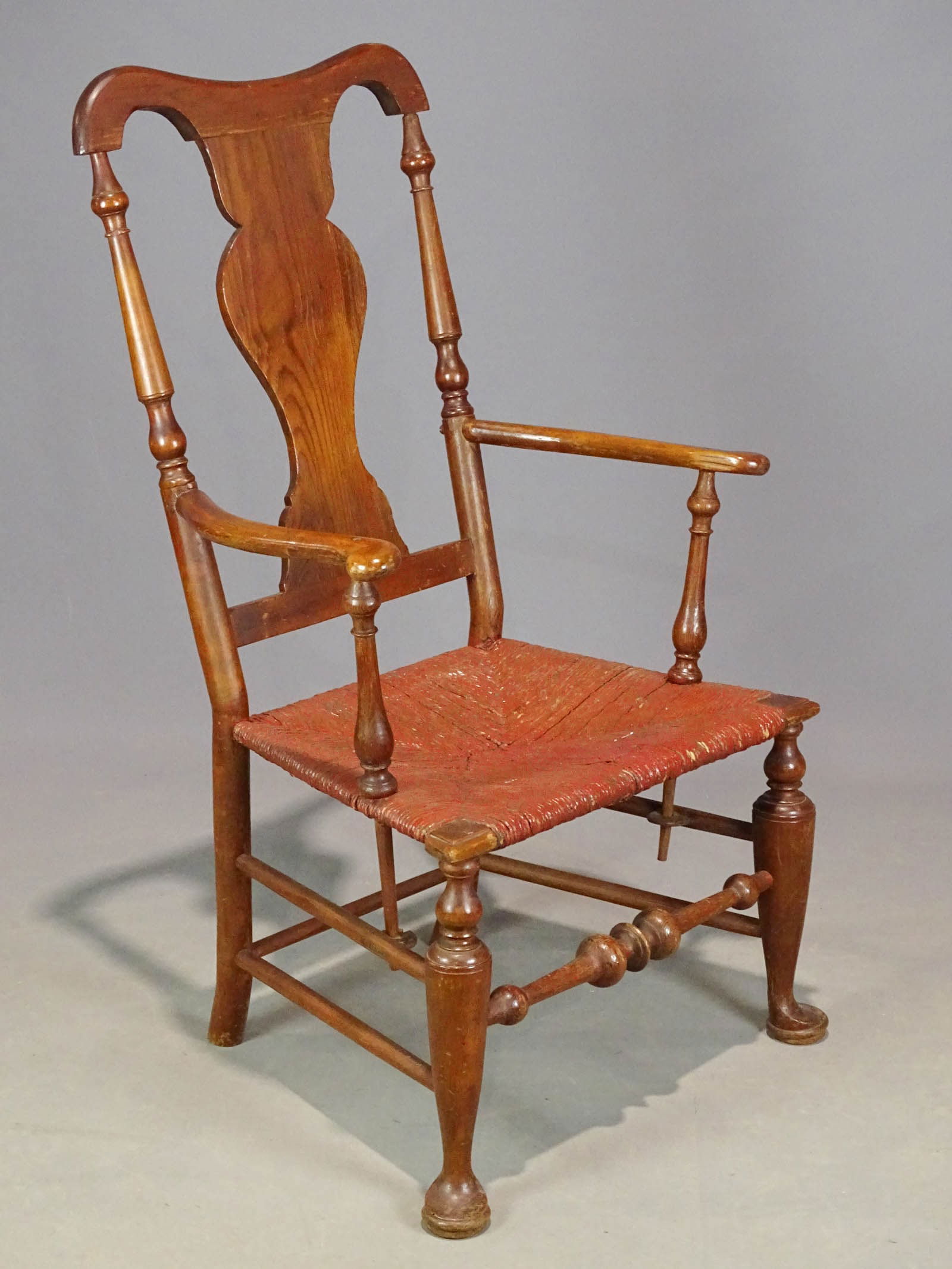 18th c. Hudson Valley Queen Anne Chair (1 of 6)