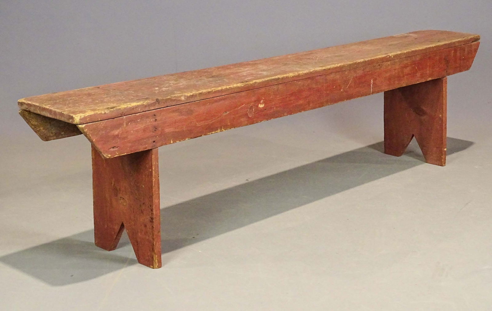 19th c. Bootjack Bench (1 of 4)