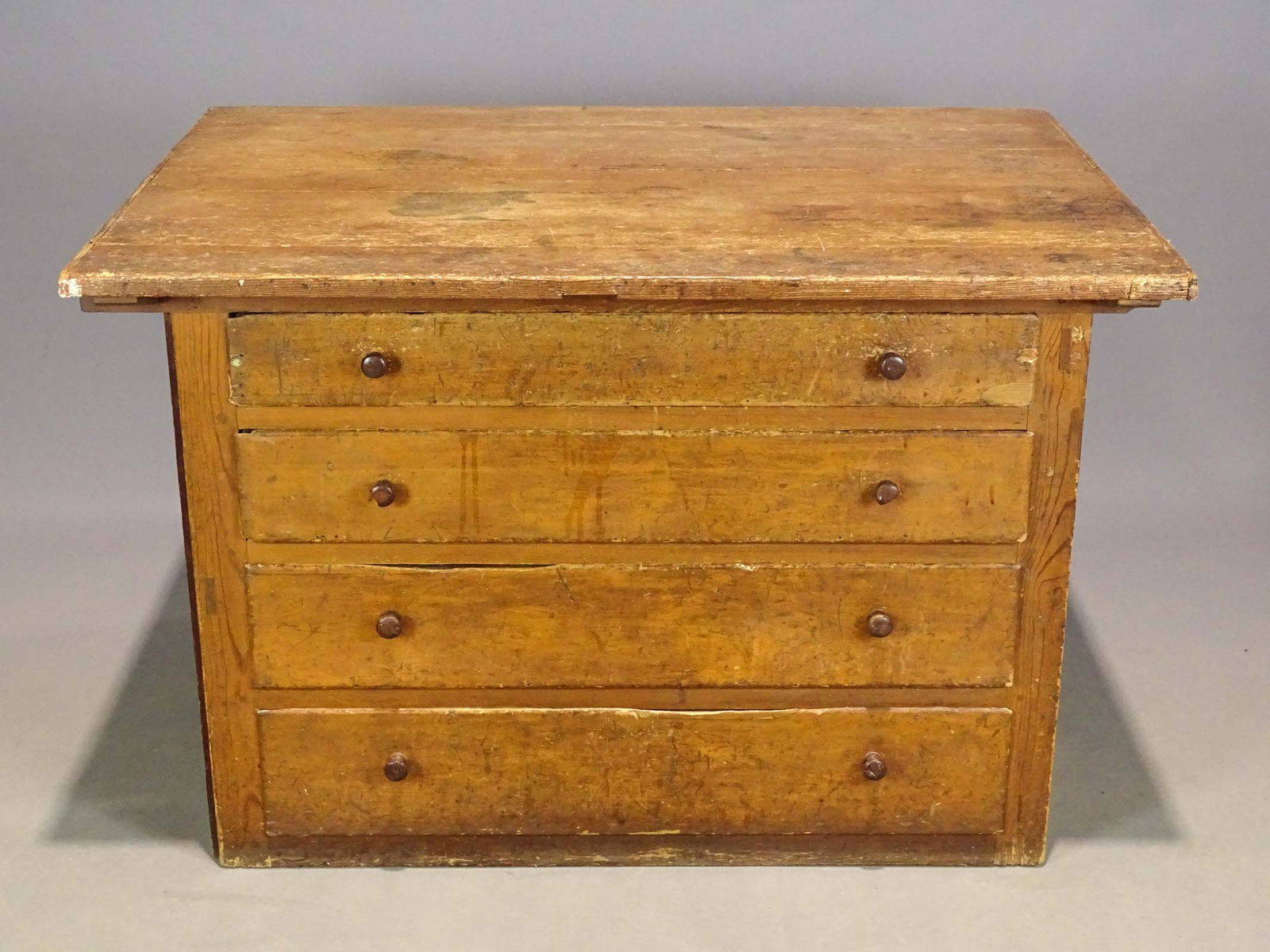19th c. Shaker Style Tailor Cabinet (1 of 7)