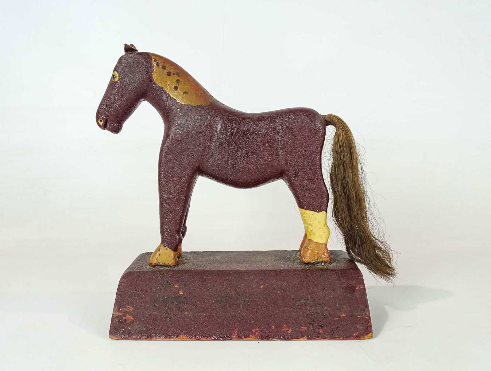 Folk Art Carved Wooden Horse (1 of 6)