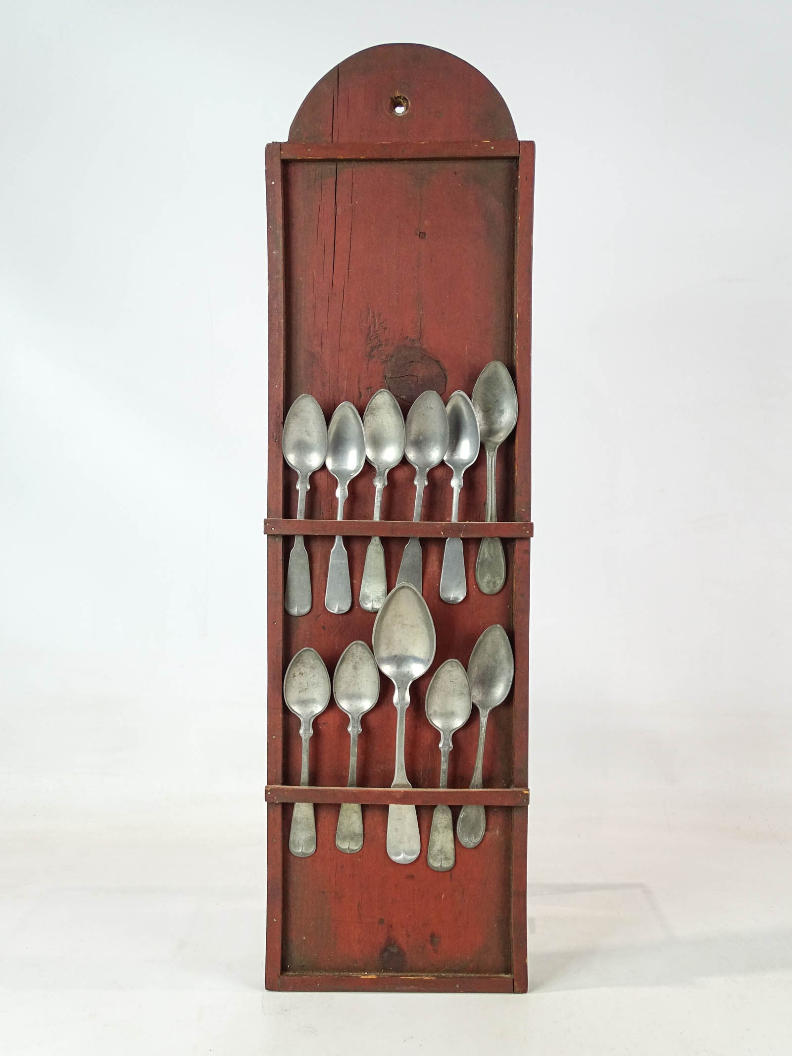 Spoon Rack with Pewter Spoons (1 of 6)