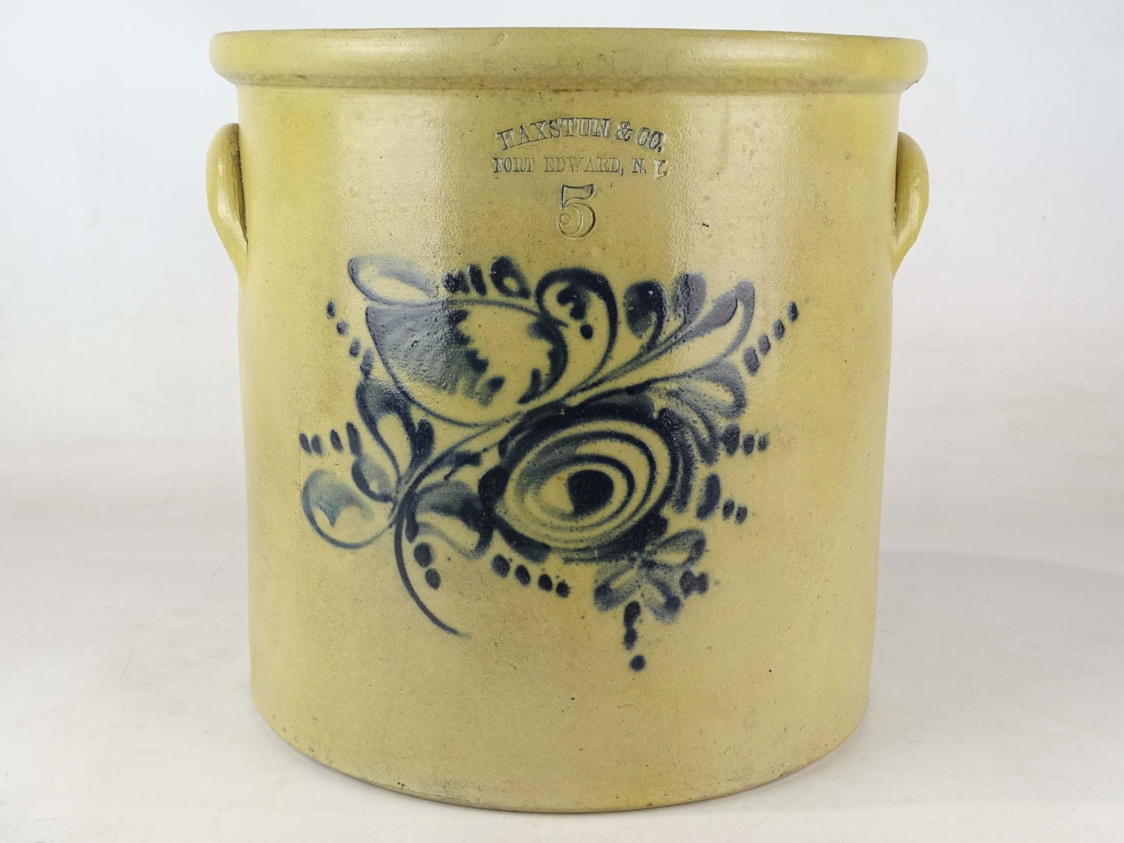19th c. Stoneware Crock (1 of 5)