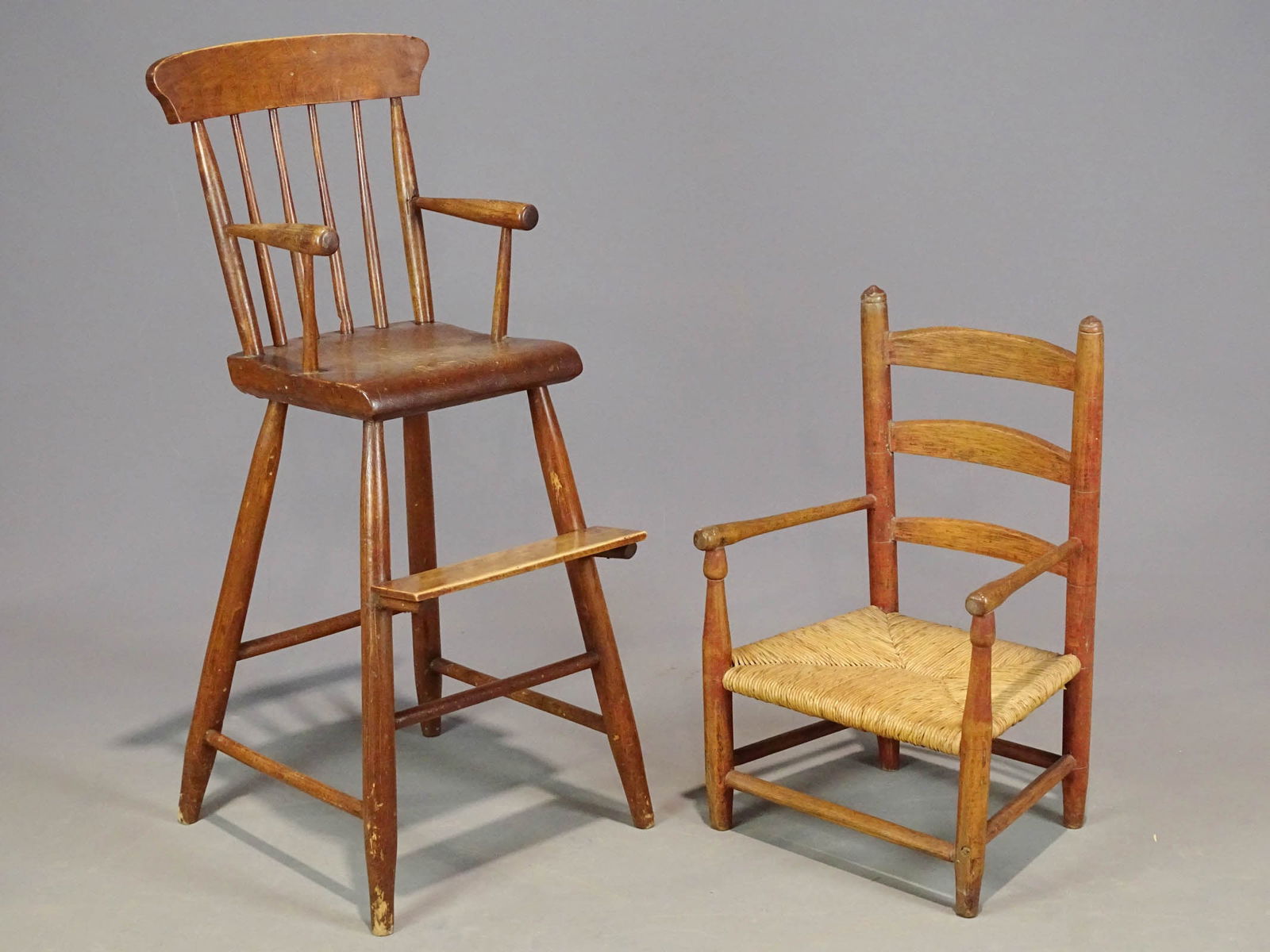 Two Early Child's Chairs (1 of 7)
