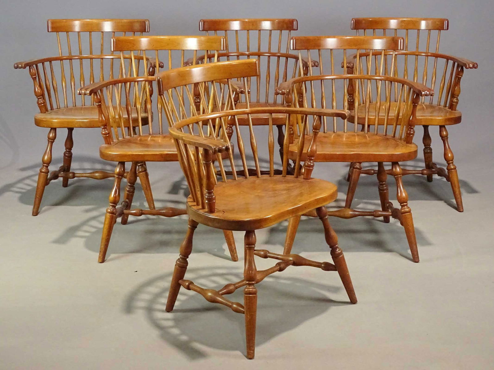 Set of (6) Stickley Windsor Chairs (1 of 8)