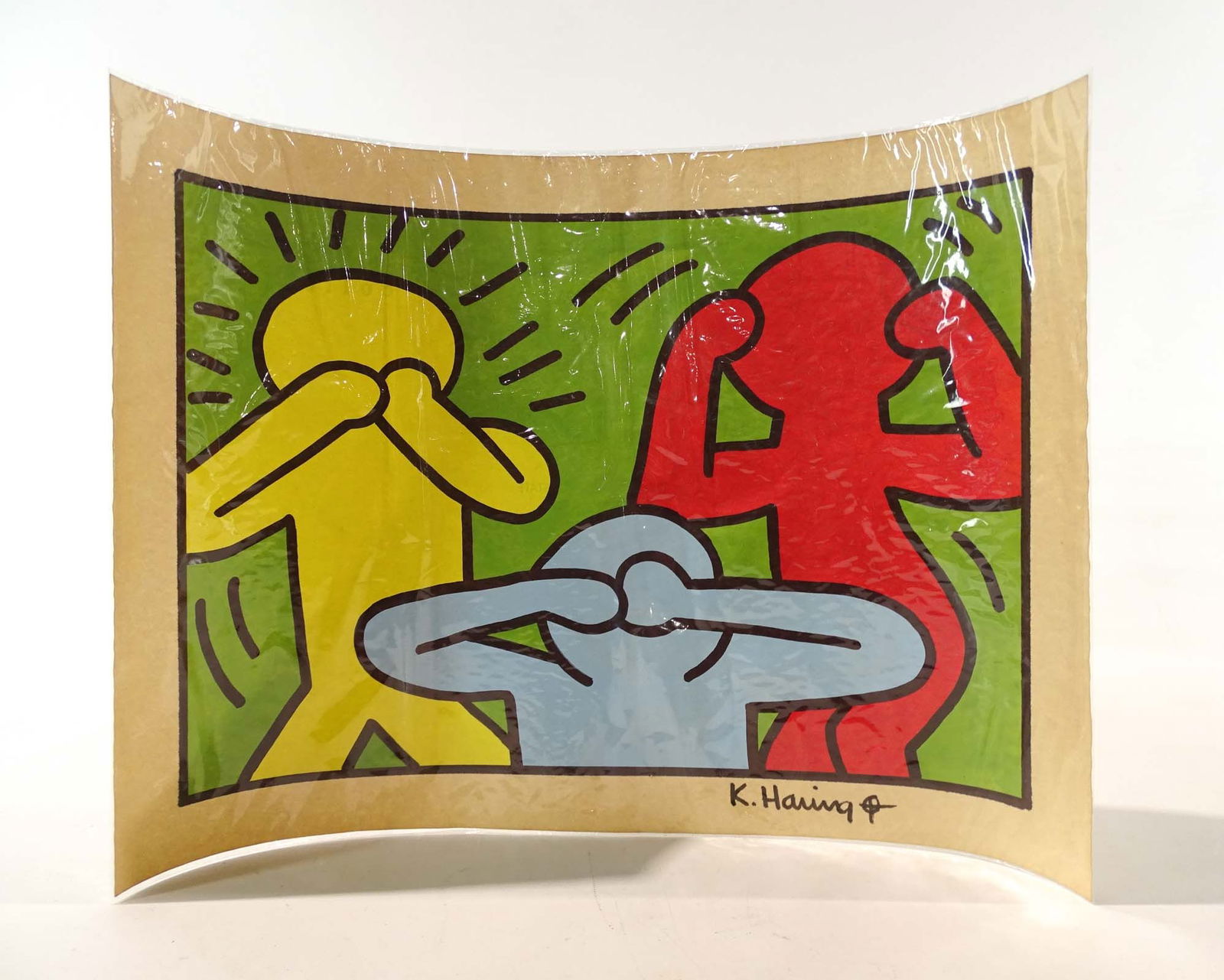 Attributed to: Keith Haring (1958-1990) (1 of 9)