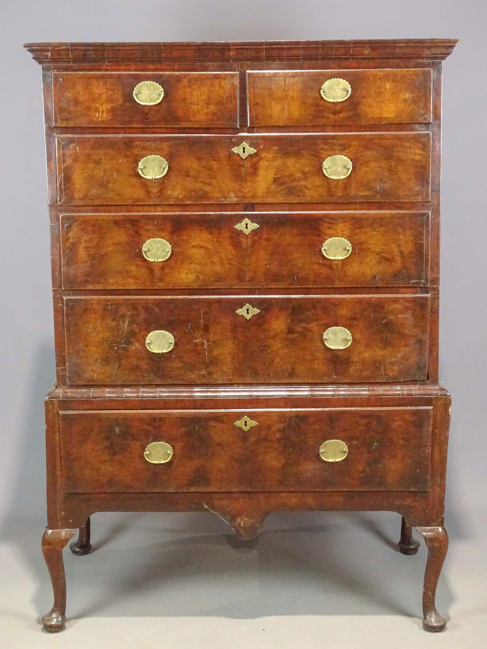 18th c. Continental Highboy (1 of 7)