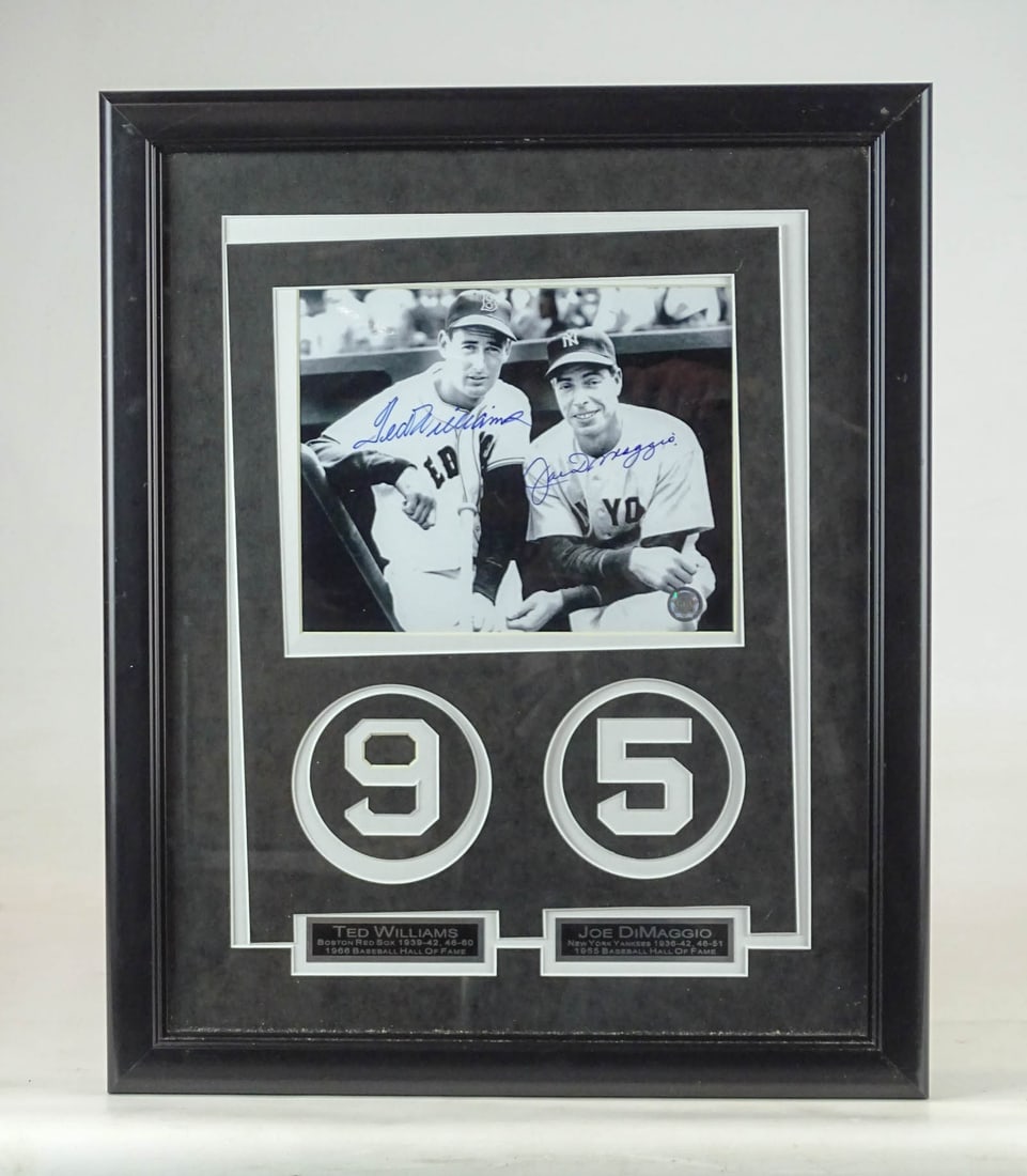 Ted Williams & Joe Dimaggio Autographed (1 of 7)