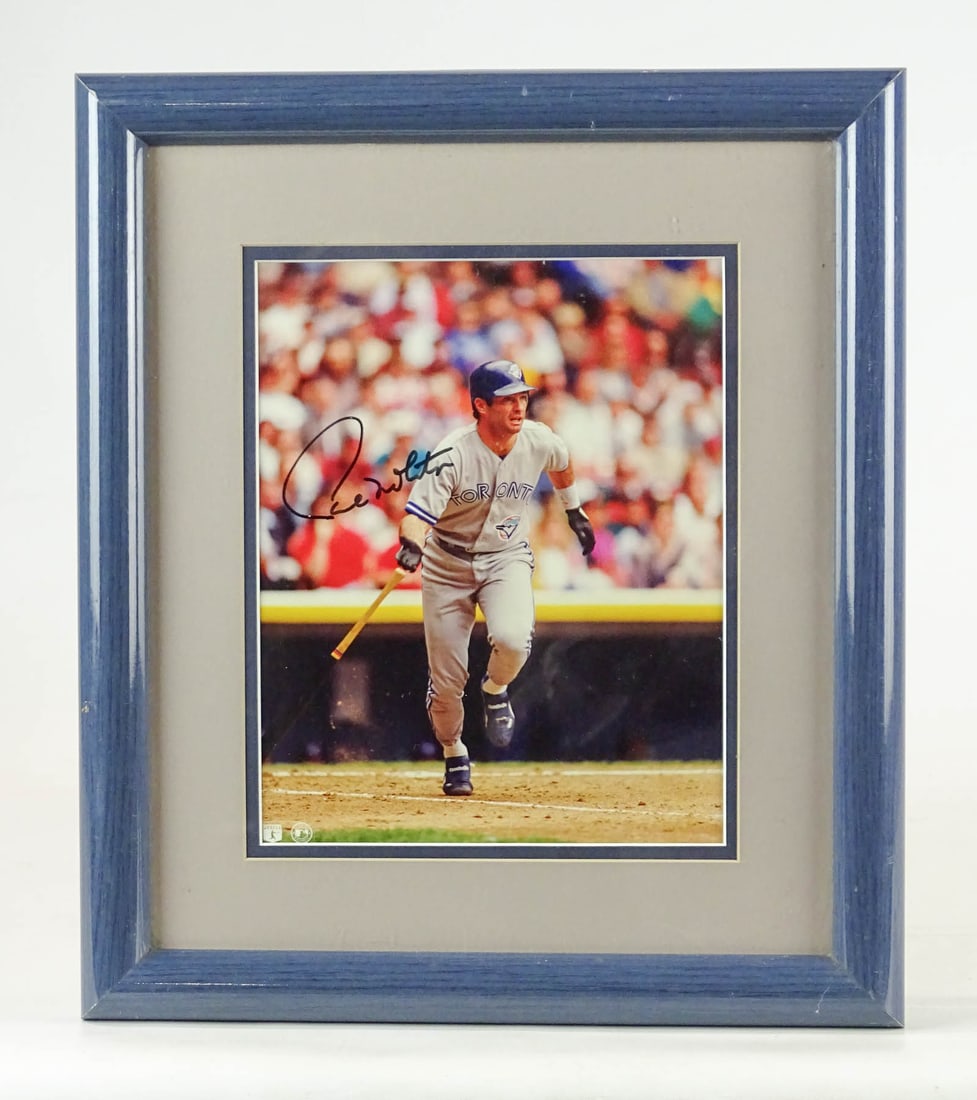 Paul Moliter Autographed Photo: Paul Moliter Baseball autographed photo print. Overall 15 1/2" x 13 1/2". COA included.
