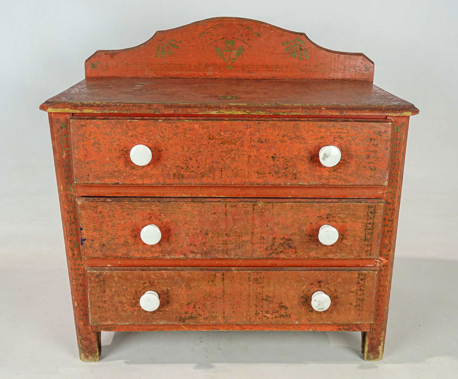 19th c. Miniature Chest of Drawers (1 of 8)