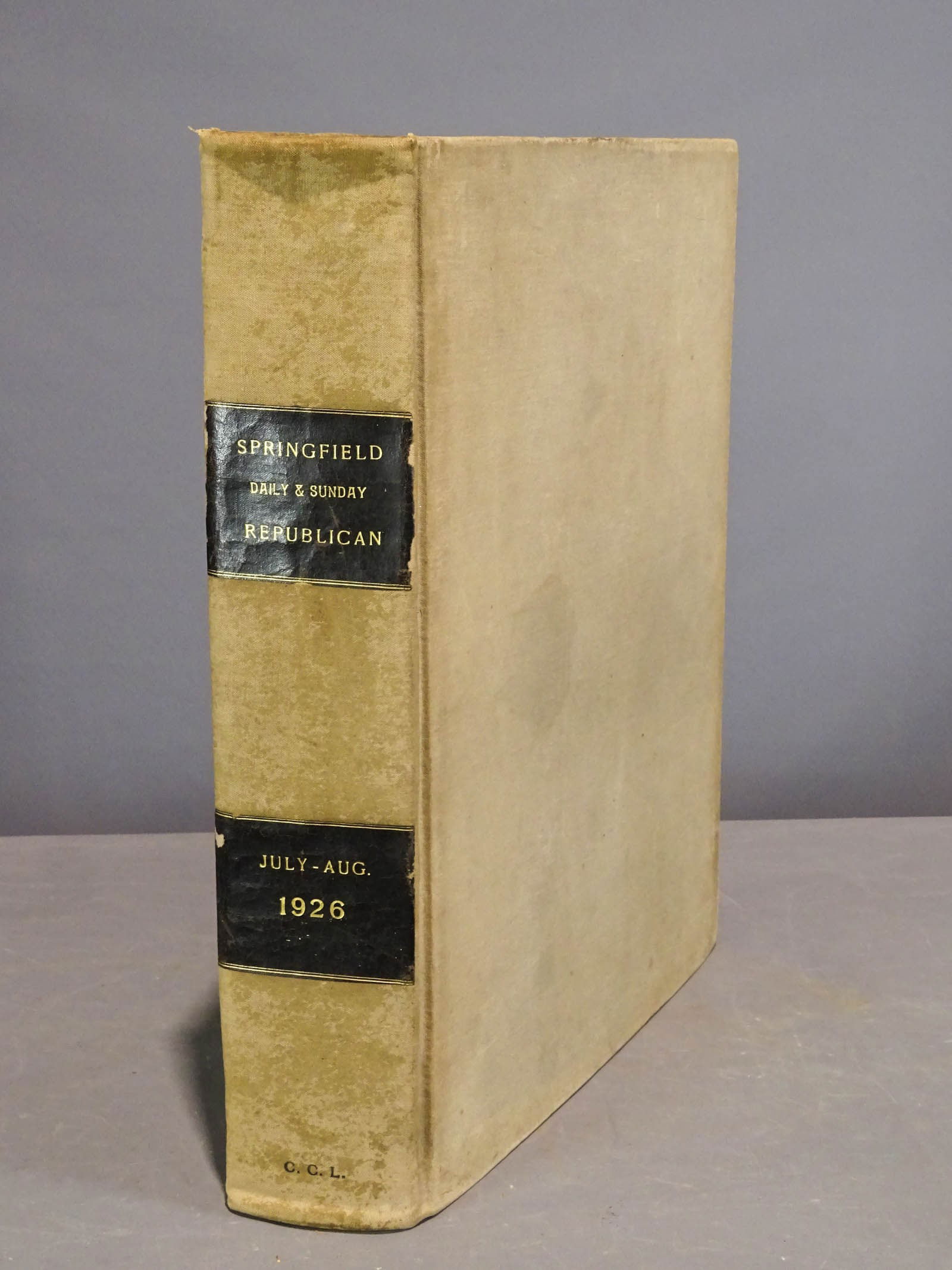 Springfield Republican Bound Newspapers (1 of 9)